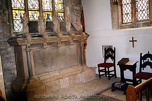 Tomb of Ann, 1st Countess of Devonshire in Ault Hucknall church