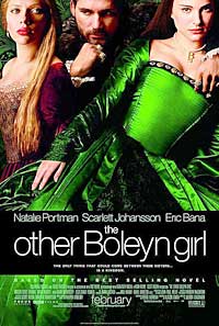 poster advertising the other boleyn girl movie
