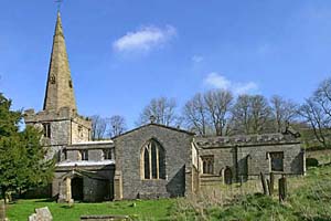 Church of John the Baptistt at Chelmorton in Derbyshire