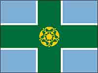 Unofficial Derbyshire flag
