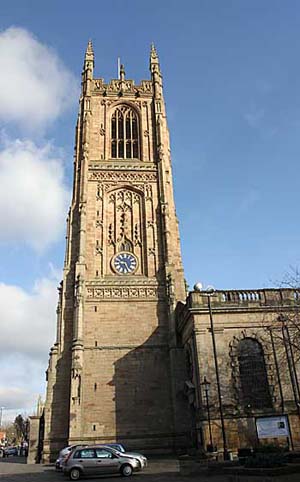 Photographs from  Derby - derby cathedral