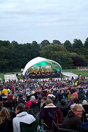 Photographs from  Derby concert at darley park
