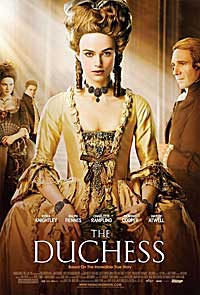 poster advertising the duchess movie