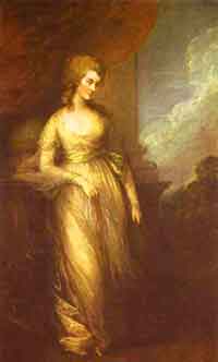 Georgiana Cavendish by Gainsborough