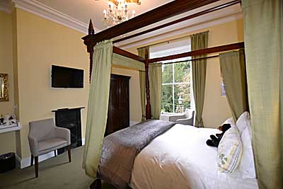 Bedroom at Glendon Guest House,  luxury holiday accommodation at Matlock in  Derbyshire