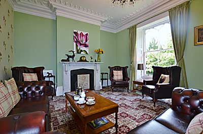 Sitting Room  at Glendon Guest House,  luxury holiday accommodation at Matlock in  Derbyshire