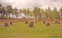 Nine Ladies stone circle on Stanton Moor