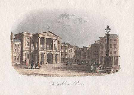 Derby Market Place around 1900
