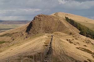 Derbyshire UK Photograph Gallery - Photographs from  Derbyshire and the Peak District - Ridge at Castleton