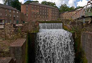 Photograph   from  Cromford mill in Derbyshire