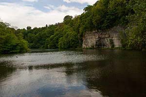 Photograph   from  Water cum Jolly Dale in Derbyshire 