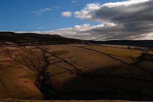 Photograph   from  the Upper Derwent Valley , Derbyshire - above ladybower