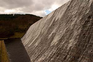 Photograph from derwent valley in Derbyshire Derwent Dam 