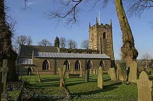 Photograph from Eyam church   in Derbyshire