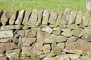 Photograph dry stone walls