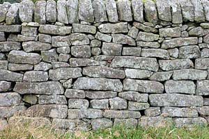 Photograph birchover area - dry stone walls