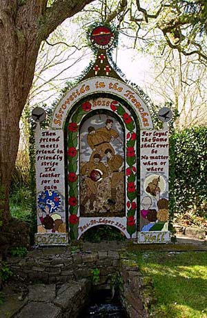 Photograph from tissington well dressing