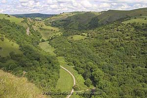 Photograph from manifold valley in Derbyshire