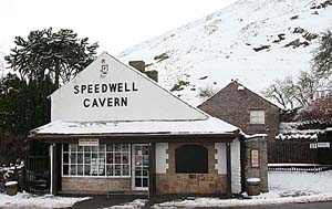 Photograph from castleton in winter - speedwell cavern 