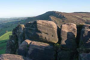 Photograph from  The Roaches in the Peak District