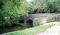 Packhorse bridge at Wetton Mill